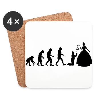 bachelor party - Coasters (set of 4) - white - Front