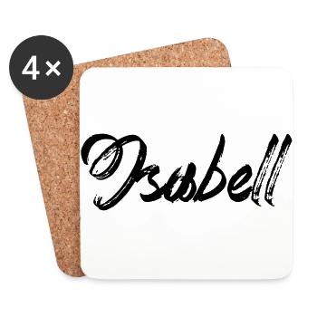 Isabell - Coasters (set of 4) - white - Front