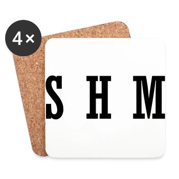 Idée cadeau SHM Electric Music - Dessous de verre (lot de 4) - blanc - Devant