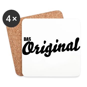 L'original - Dessous de verre (lot de 4) - blanc - Devant