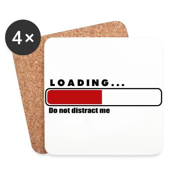 Laden - Untersetzer (4er-Set) - Weiß - Vorne