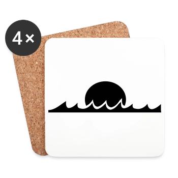 chillout - Coasters (set of 4) - white - Front