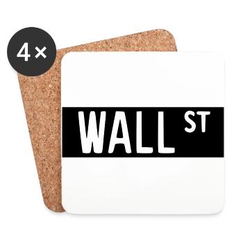 Wall Street 2 - Untersetzer (4er-Set) - Weiß - Vorne