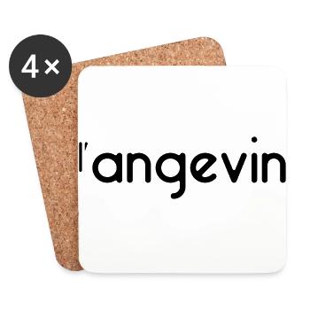 The Angevin - Customizable - Coasters (set of 4) - white - Front