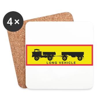 IFA W50 LAZ - Zug - Untersetzer (4er-Set) - Weiß - Vorne