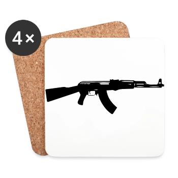 ak47 - Untersetzer (4er-Set) - Weiß - Vorne