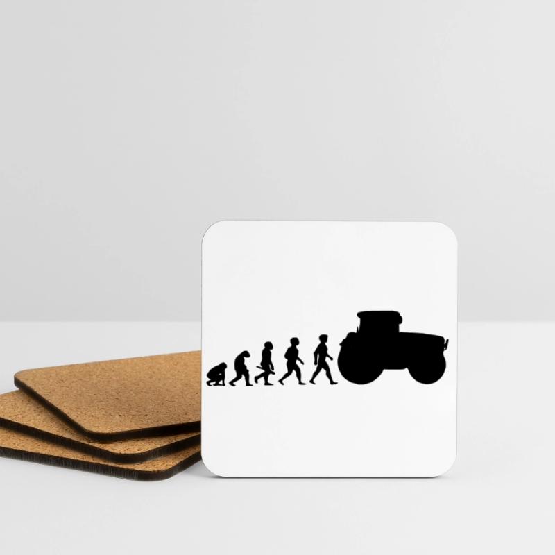 Evolution Traktor Traktor Traktor Untersetzer (4er-Set)