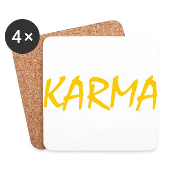 Karma - Untersetzer (4er-Set) - Weiß - Vorne