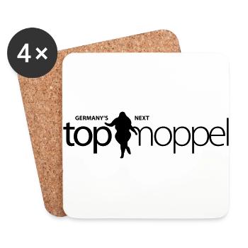 Germany s next Topmoppel Figur - Untersetzer (4er-Set) - Weiß - Vorne