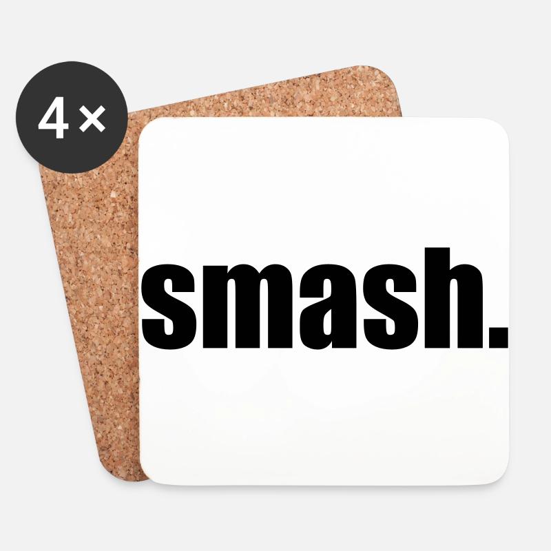 smash punkt s - Untersetzer (4er-Set) - Weiß