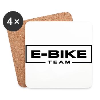 E-BIKE TEAM - Untersetzer (4er-Set) - Weiß - Vorne