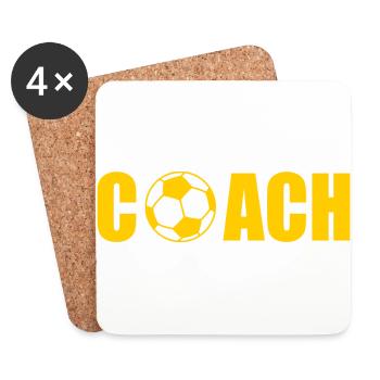 Coach - Dessous de verre (lot de 4) - blanc - Devant