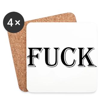 FICK-Designs - Untersetzer (4er-Set) - Weiß - Vorne