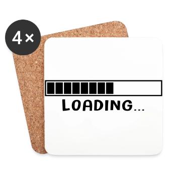 LOADING 4 - Dessous de verre (lot de 4) - blanc - Devant