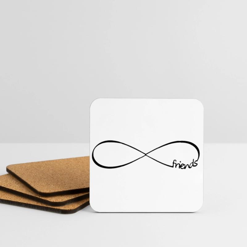 amici Infinity - amici Amicizia Simbolo Sottobicchieri (set da 4 pezzi)