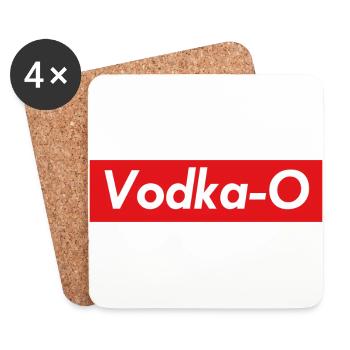 Vodka O - Untersetzer (4er-Set) - Weiß - Vorne
