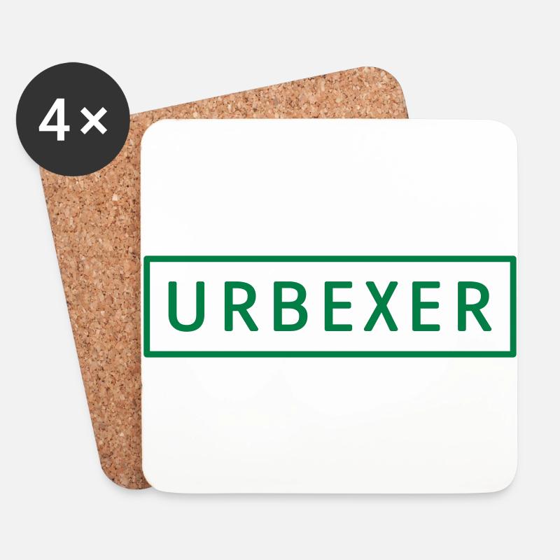 Urbexer - Untersetzer (4er-Set) - Weiß