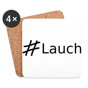 Lauch - Untersetzer (4er-Set) - Weiß - Vorne