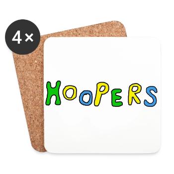 Hoopers Agility dog sports - Coasters (set of 4) - white - Front