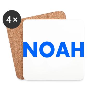 Noah - Coasters (set of 4) - white - Front