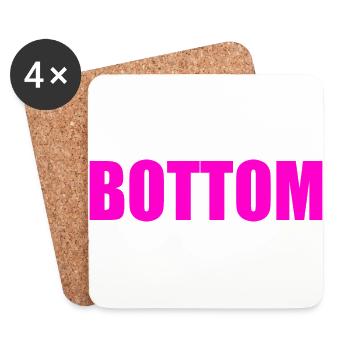 Bottom - Coasters (set of 4) - white - Front