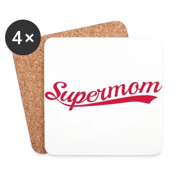 Alles super Mom! - Untersetzer (4er-Set) - Weiß - Vorne