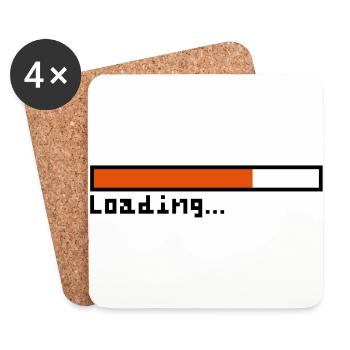 Loading - Coasters (set of 4) - white - Front