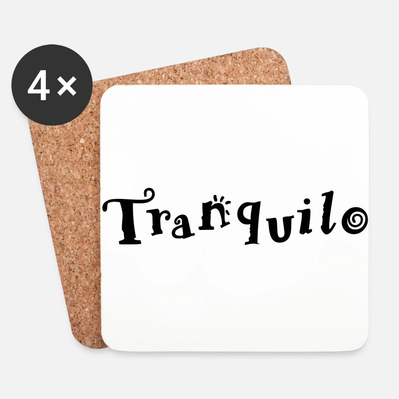 tranquilo - Untersetzer (4er-Set) - Weiß