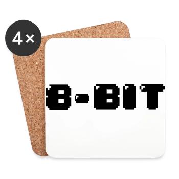 8-Bit - Coasters (set of 4) - white - Front