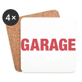 GARAGE - Coasters (set of 4) - white - Front