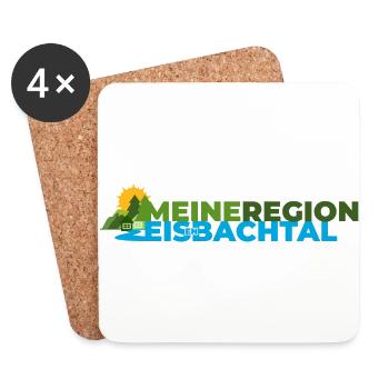 Meine Region Eisenbachtal - Untersetzer (4er-Set) - Weiß - Vorne