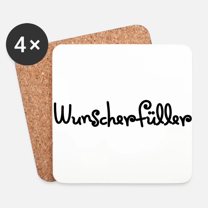 wish fulfillers - Coasters (set of 4) - white