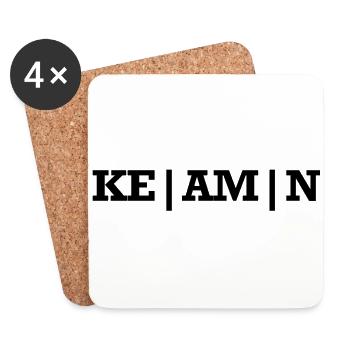 Ketamin - Untersetzer (4er-Set) - Weiß - Vorne