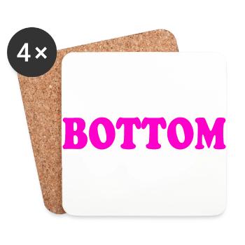 Bottom - Coasters (set of 4) - white - Front
