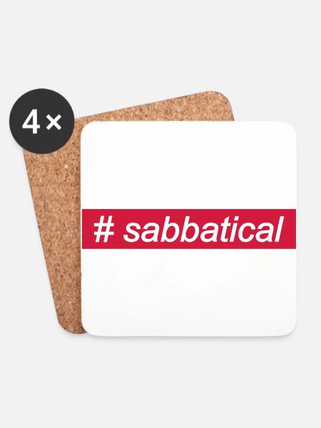 sabbatical - Untersetzer (4er-Set) - Weiß