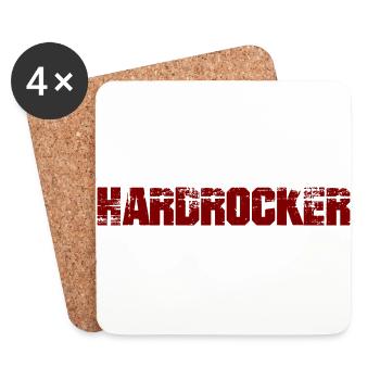 Hard Rocker - Coasters (set of 4) - white - Front