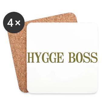 Hygge boss - Coasters (set of 4) - white - Front