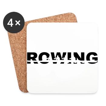 Rowing - Coasters (set of 4) - white - Front