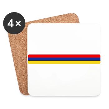 Armenia (V) - Coasters (set of 4) - white - Front
