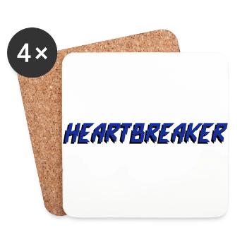 heartbreaker blue - Untersetzer (4er-Set) - Weiß - Vorne