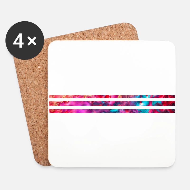 strip - Coasters (set of 4) - white