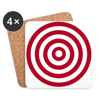 target - Coasters (set of 4) - white - Front