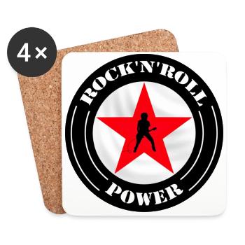 music - Coasters (set of 4) - white - Front
