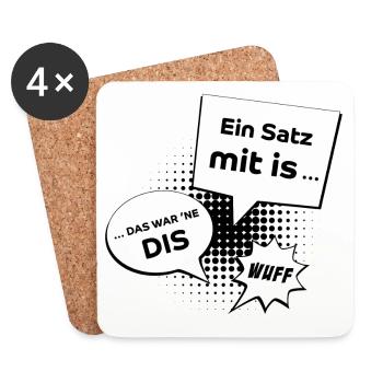 Agility DIS - Untersetzer (4er-Set) - Weiß - Vorne