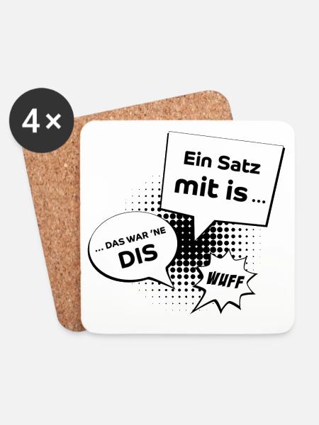Agility DIS - Untersetzer (4er-Set) - Weiß