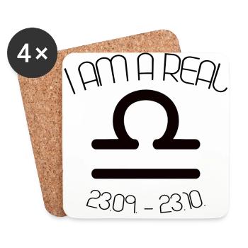 SCALE SIGN - Coasters (set of 4) - white - Front