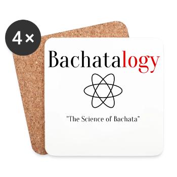 Bachatalogy - The Science of Bachata - Untersetzer (4er-Set) - Weiß - Vorne