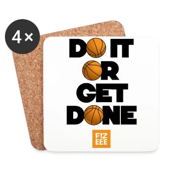 FAIRE OU FAIT GET! LA COLLECTION DE MOTIVATION - Dessous de verre (lot de 4) - blanc - Devant