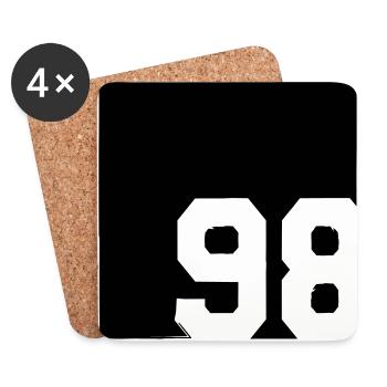 1998 - Coasters (set of 4) - white - Front