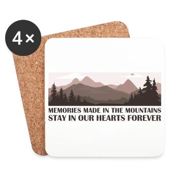 Mountain - Coasters (set of 4) - white - Front